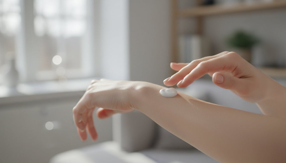 Urea body cream for rough skin — 5% urea cream smoothing dry, bumpy skin on arms and legs