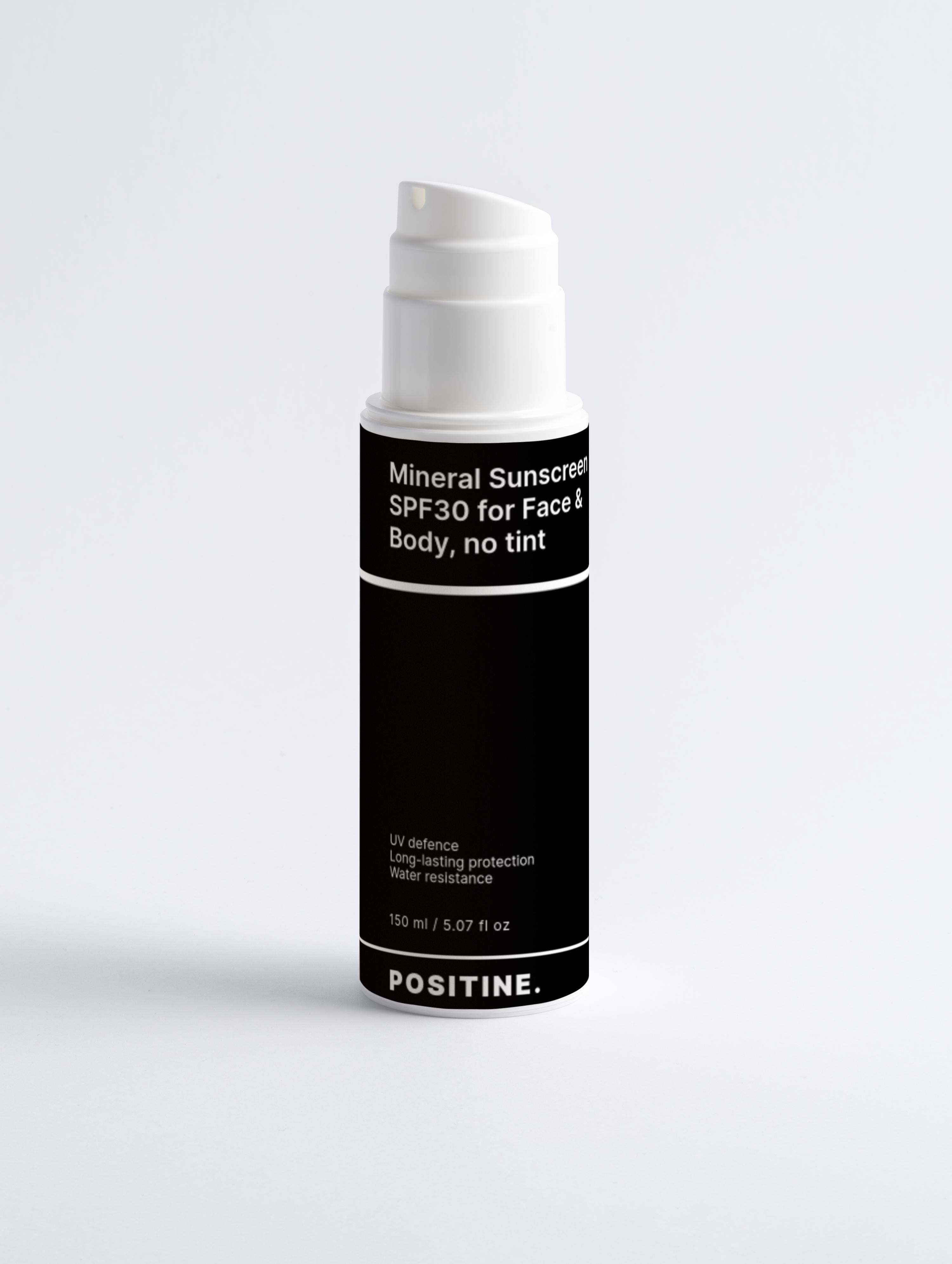 Mineral Sunscreen SPF30 for Face & Body, no tint