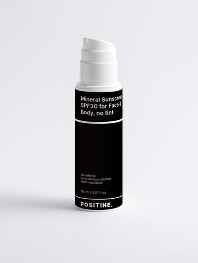 Mineral Sunscreen SPF30 for Face & Body, no tint