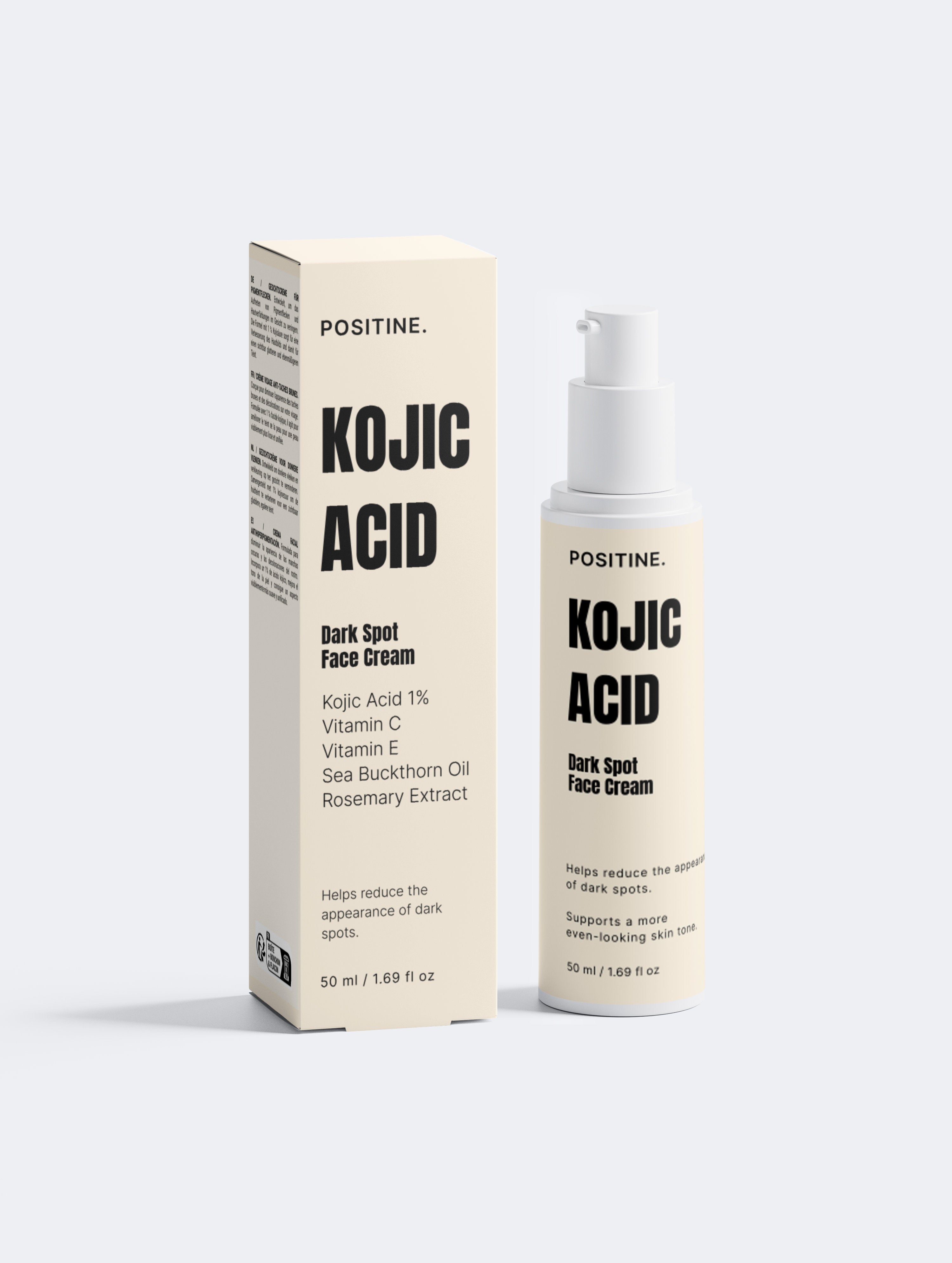 Crema Facial Antimanchas con Ácido Kójico